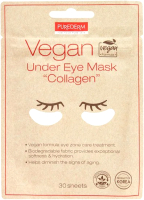 Патчи под глаза Purederm Vegan Under Eye Mask Collagen (30шт) - 