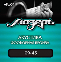 Струны для акустической гитары Мозеръ APw09 - 