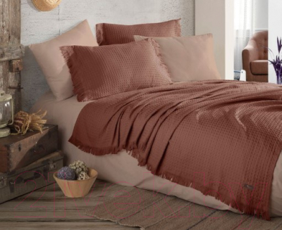 Набор текстиля для спальни Arya Summer / 8680943225412 (220x240, кирпичный)
