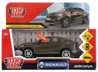 Автомобиль игрушечный Технопарк Renault Arkana / ARKANA-12SLFIL-BN - 