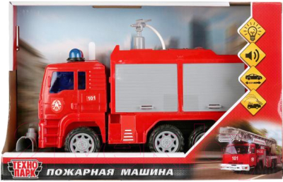 Автомобиль игрушечный Технопарк Пожарная машина / 1335822-R