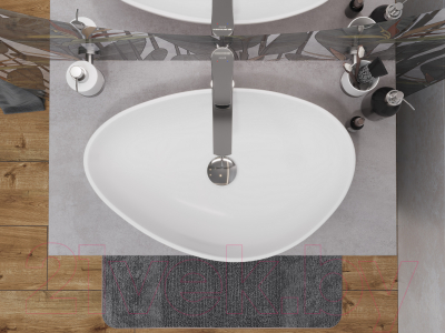 Столешница для ванной Cersanit Stone Balance 64185 (серый матовый)
