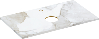 Столешница для ванной Cersanit Stone Life 63858 (белый сатиновый) - 