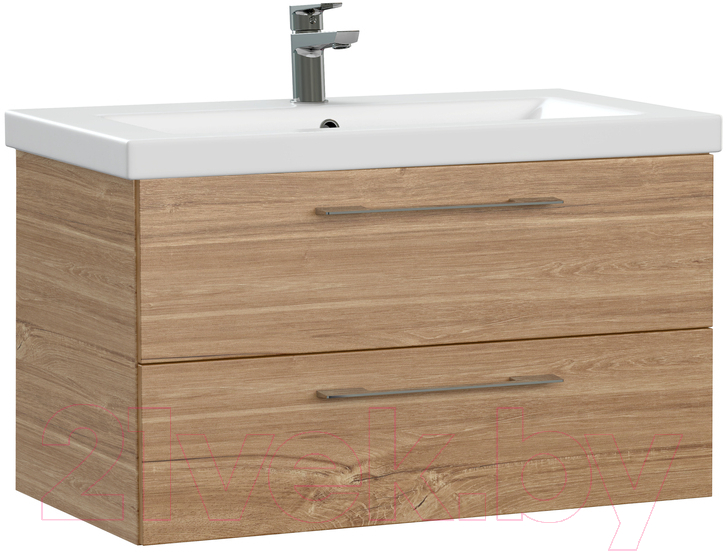 Тумба под умывальник Cersanit Lara 80 Como 80 / 64138 (орех)