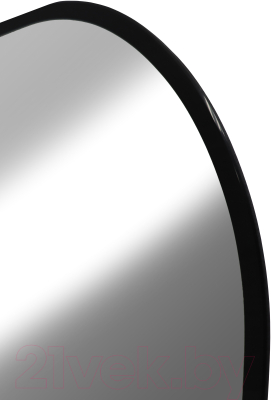 Зеркало Континент Torry Led 100x70 (с фоновой подсветкой, бесконтактным сенсором, черной окантовкой)