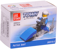 

Конструктор Jie Star, Полицейская лодка / А843-Н26461-20515-2