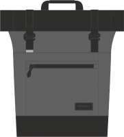 Рюкзак Grizzly RQL-315-1 (черный/серый) - 