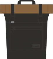 Рюкзак Grizzly RQL-315-1 (черный/песочный) - 