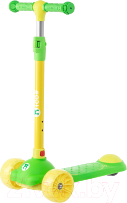 Самокат детский Ricos Magic MS300 (желтый/зеленый)