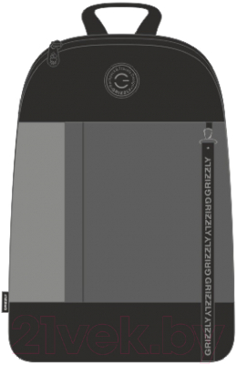 Рюкзак Grizzly RXL-327-3 (черный/серый)