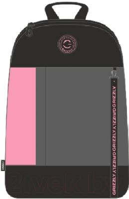 Рюкзак Grizzly RXL-327-3 (черный/розовый)
