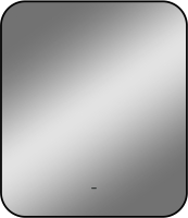 Зеркало Континент Torry Led 60x70 (с фоновой подсветкой, бесконтактным сенсором, черной окантовкой) - 
