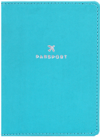 Обложка на паспорт OfficeSpace Journey / 311107 (бирюзовый) - 