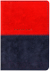 Обложка на паспорт OfficeSpace Duo / 311099 (красный/синий) - 