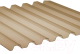 Монолитный поликарбонат Borrex Трапеция 2000x1050x0.8мм (бронзовый) - 