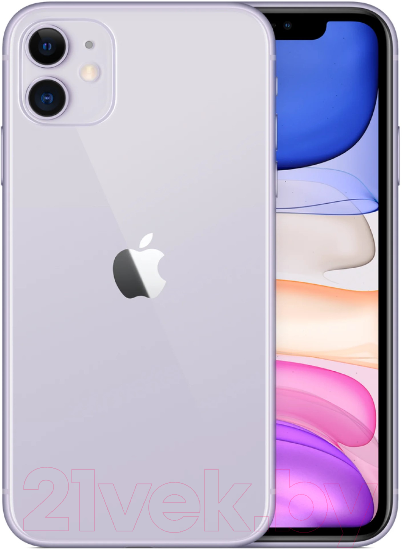 Смартфон Apple iPhone 11 64GB A2221 / 2AMWLX2 восстановленный Breezy Грейд  A (фиолетовый)