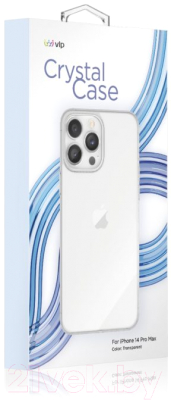Изображение товара Чехол-накладка VLP Crystal Сase для iPhone 14 Pro Max / 1052004 (прозрачный)