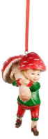 

Елочная игрушка, Xmas 2021 Дети с грибами / D 46135
