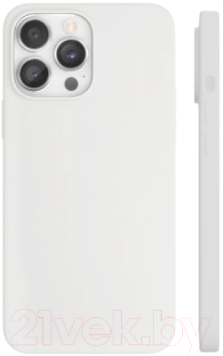 Чехол-накладка VLP Silicone Case with MagSafe для iPhone 14 Pro / 1051019 (белый)