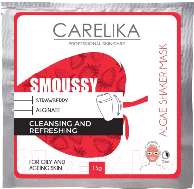 Маска для лица альгинатная Carelika Smoussy Algae Shaker Mask Cleaning And Refreshing (15г)