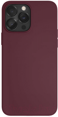Чехол-накладка VLP Silicone Case with MagSafe для iPhone 14 Pro Max / 1051025 (марсала)