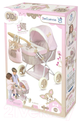 Коляска для куклы DeCuevas Toys С сумкой-рюкзаком Диди / 85043