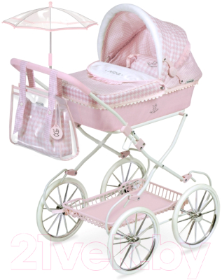 Коляска для куклы DeCuevas Toys С сумкой и зонтом Ницца / 81046