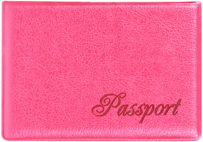 Обложка на паспорт OfficeSpace Fusion / 342738 (малиновый)
