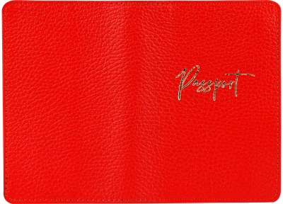 Обложка на паспорт OfficeSpace Naples / 311093 (красный)