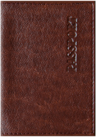 Обложка на паспорт OfficeSpace Бизнес / 254218 (коричневый) - 