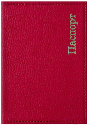 Обложка на паспорт OfficeSpace Комфорт / 254215 (красный)