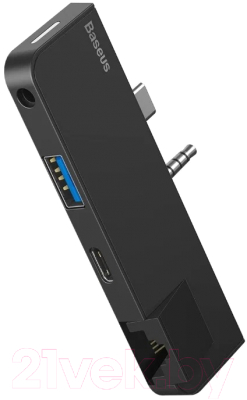 USB-хаб Baseus CAHUB-FG01 (черный)