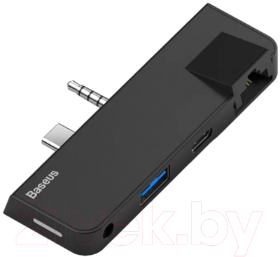 USB-хаб Baseus CAHUB-FG01 (черный)