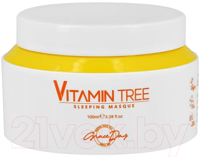 Маска для лица кремовая Grace Day Vitamin Tree Ночная с витаминным комплексом (100мл)