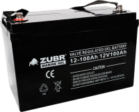 Аккумулятор лодочный Zubr Marine Gel NPG 12-100Ah (100 А/ч) - 