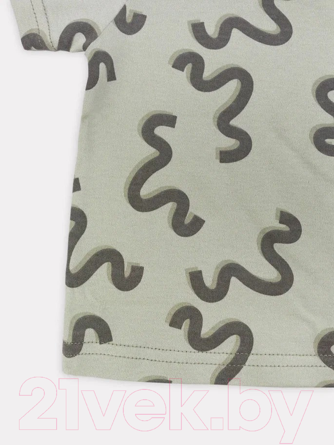 Футболка для малышей Rant Hugs And Kisses / HK_PG46-68 (pattern Green, р.68) — фото 4