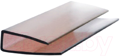 Профиль торцевой для поликарбоната Berolux 4мм (2.1м, бронзовый)