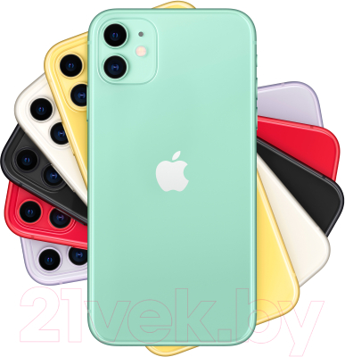 Смартфон Apple iPhone 11 128GB A2221 / 2BMWM62 восстановленный Breezy Грейд B (зеленый)
