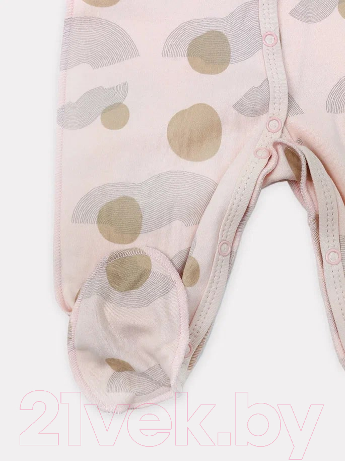 Комбинезон для малышей Rant Hugs And Kisses / HK_PP16-62 (Pattern Pink, р.62) — фото 4