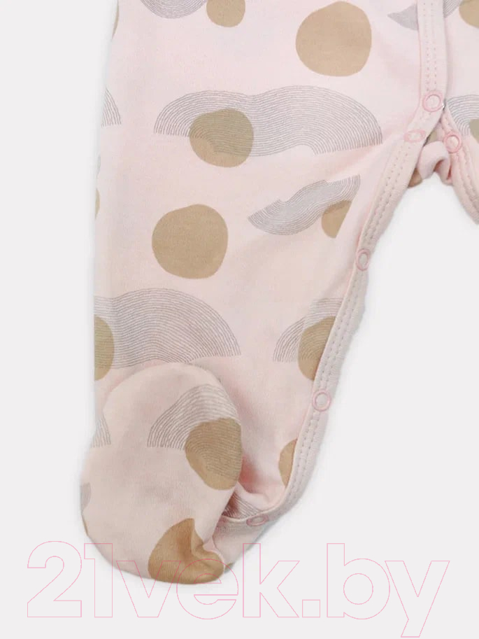 Комбинезон для малышей Rant Hugs And Kisses / HK_PP11-68 (Pattern Pink, р.68) — фото 3