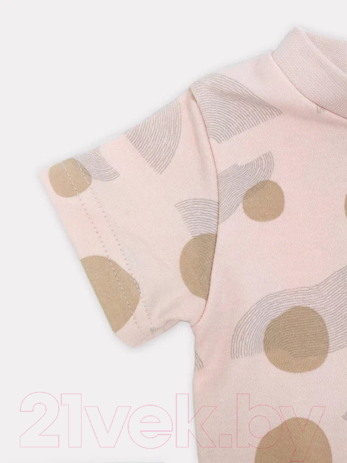 Футболка для малышей Rant Hugs And Kisses / HK_PP46-74 (pattern Pink, р.74) — фото 3