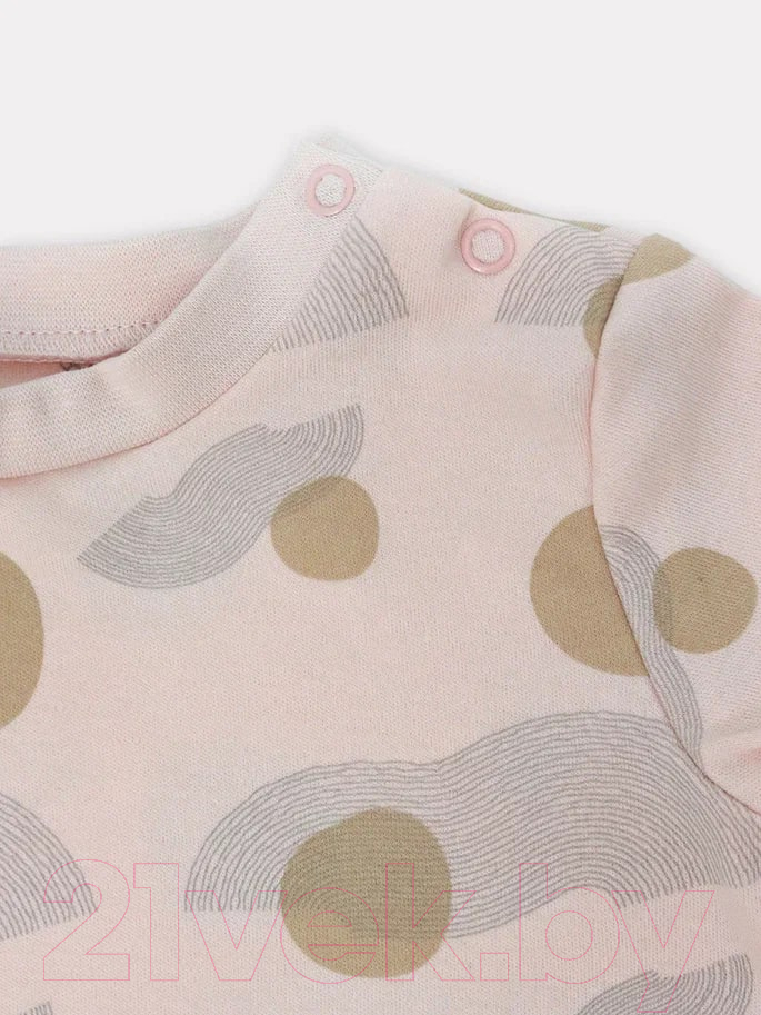Футболка для малышей Rant Hugs And Kisses / HK_PP46-74 (pattern Pink, р.74) — фото 2