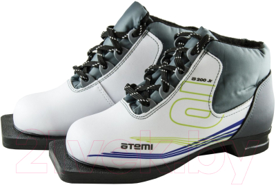 Ботинки для беговых лыж Atemi A200 Jr White NNN (р-р 30)