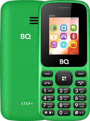 Мобильный телефон BQ BQ-1807 Step+ (зеленый)