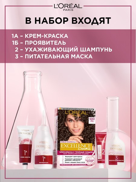 Крем-краска для волос L'Oreal Paris Color Excellence 100 (черный)