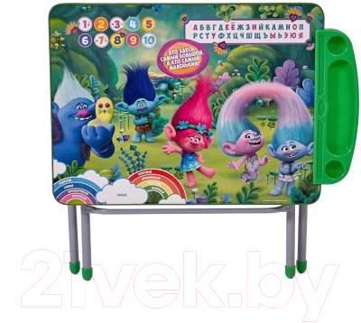 Комплект мебели с детским столом Polini Kids 103 Тролли (зеленый)