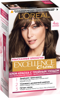 Крем-краска для волос L'Oreal Paris Color Excellence 400 (каштановый) - 