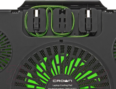 Подставка для ноутбука Crown CMLS-k332 (зеленый)