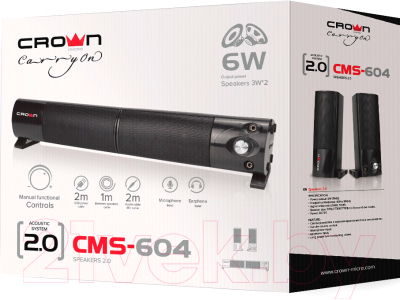 Мультимедиа акустика Crown CMS-604