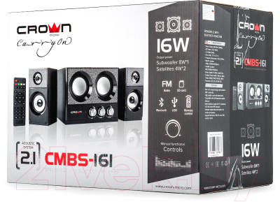 Мультимедиа акустика Crown CMBS-161